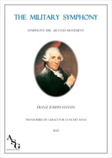 The Military Symphony Concert Band sheet music cover